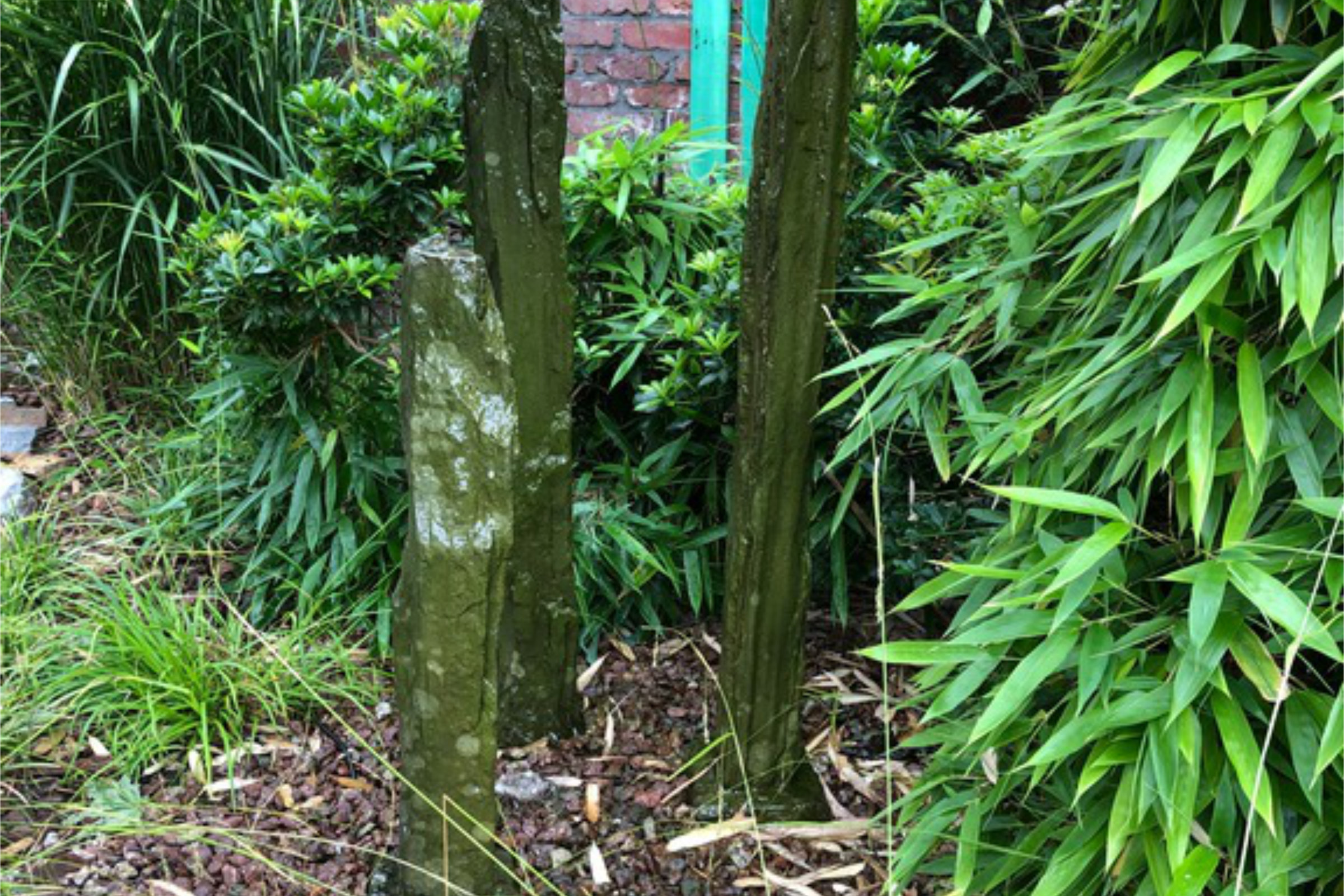 Ferienwohnung Schwipp Garten Skulpturen